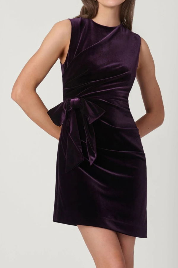 Shoshanna Lee Dress - Dark Plum