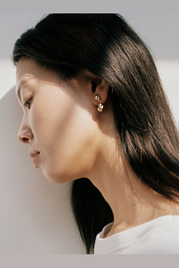 Wolf Circus Pinto Gold-Plated Drop Earrings
