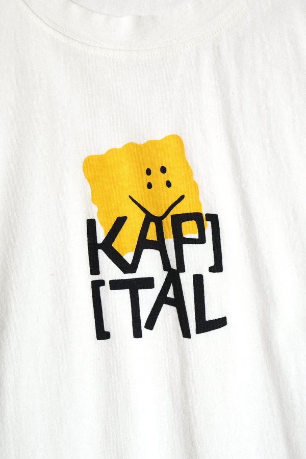 Kapital 20/-Jersey Crew Long Sleeve Tee (Peckish Kap)
