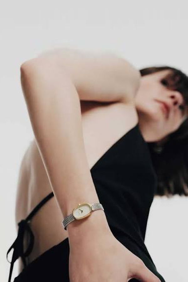 Breda Jane Mini Tethered Bracelet Watch - Gold/Silver/Champagne