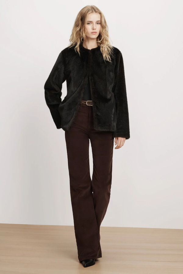 Veronica Beard Griselda Faux Fur Coat