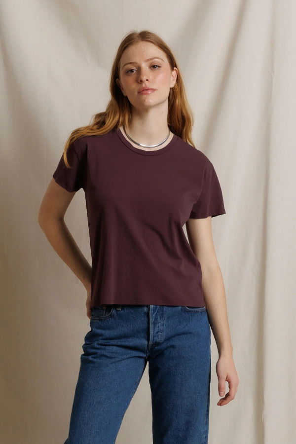 Perfect White Tee Harley Boxy Crew Tee