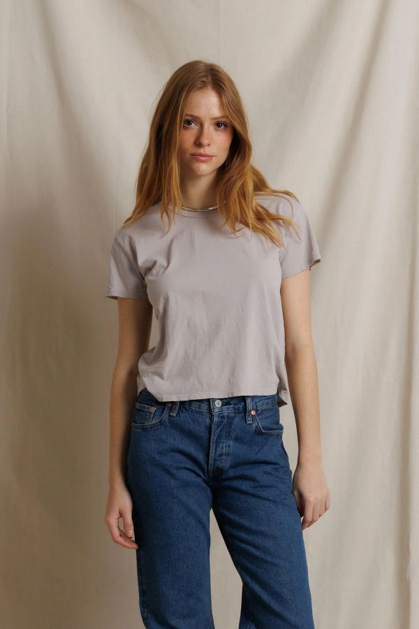 Perfect White Tee Harley Boxy Crew Tee