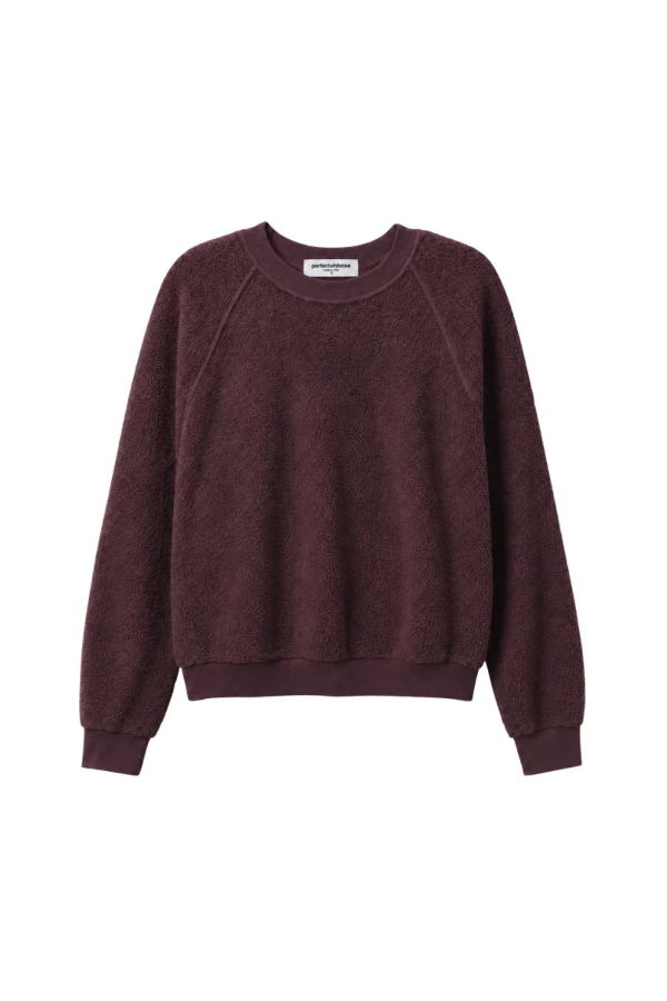 Perfect White Tee Ziggy Reverse Fleece Crewneck