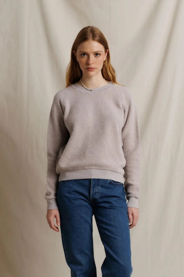 Perfect White Tee Ziggy Reverse Fleece Crewneck