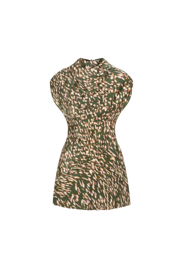 Misa Los Angeles Sandy Dress - Firefly Olive