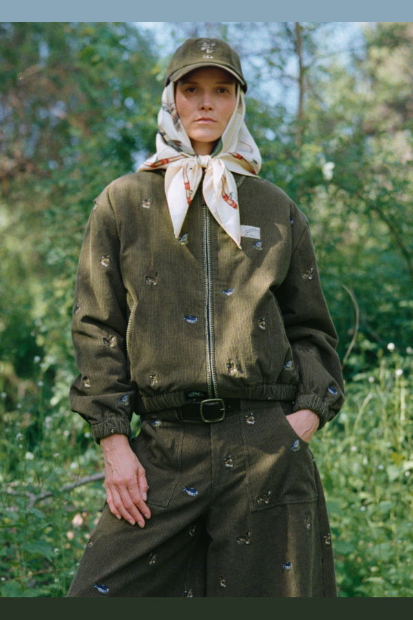 Sea NY Perrie Corduroy Jacket - Olive