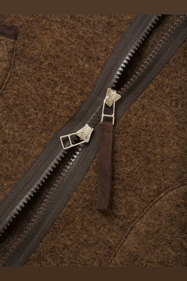 Universal Works Wool Fleece Zip Liner Jacket