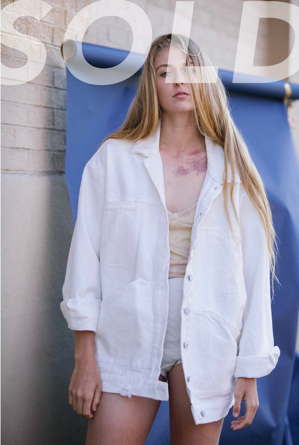 Kate Towers Denim Jacket - White