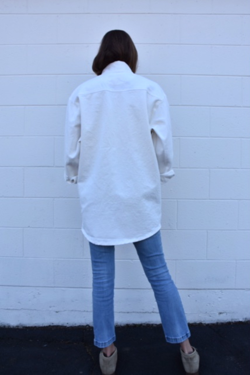 Kate Towers Denim Jacket - White