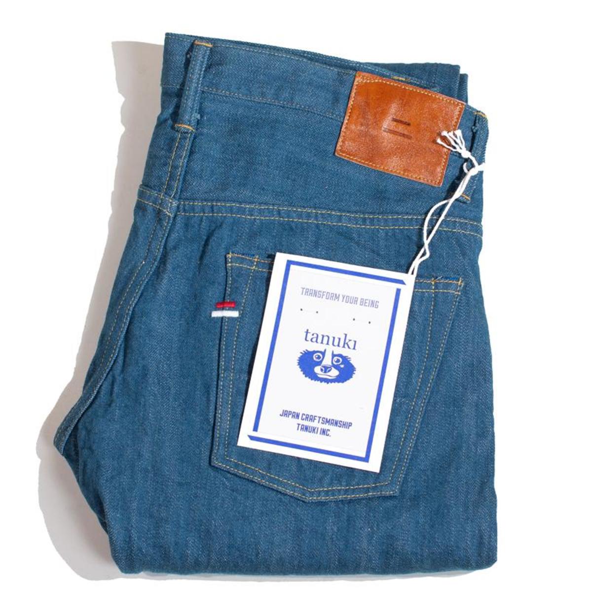 Tanuki KHT "Kaze" 13oz Denim High Tapered - Light Indigo - Image 1 of 3