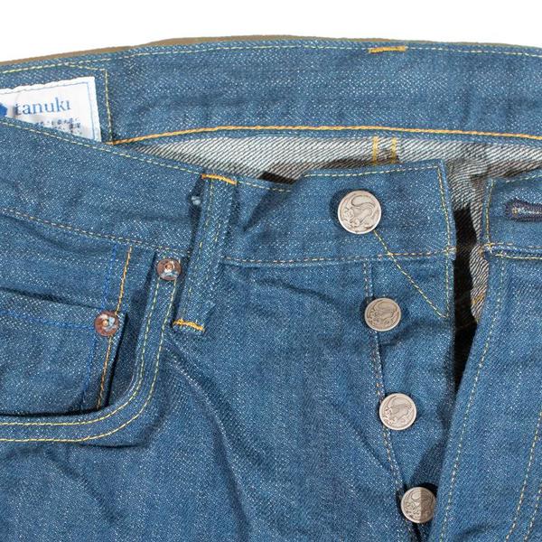 Tanuki KHT "Kaze" 13oz Denim High Tapered - Light Indigo