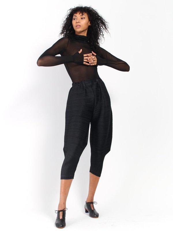 Issey Miyake Pleats Please Pleats Bounce Pant - Black | Garmentory