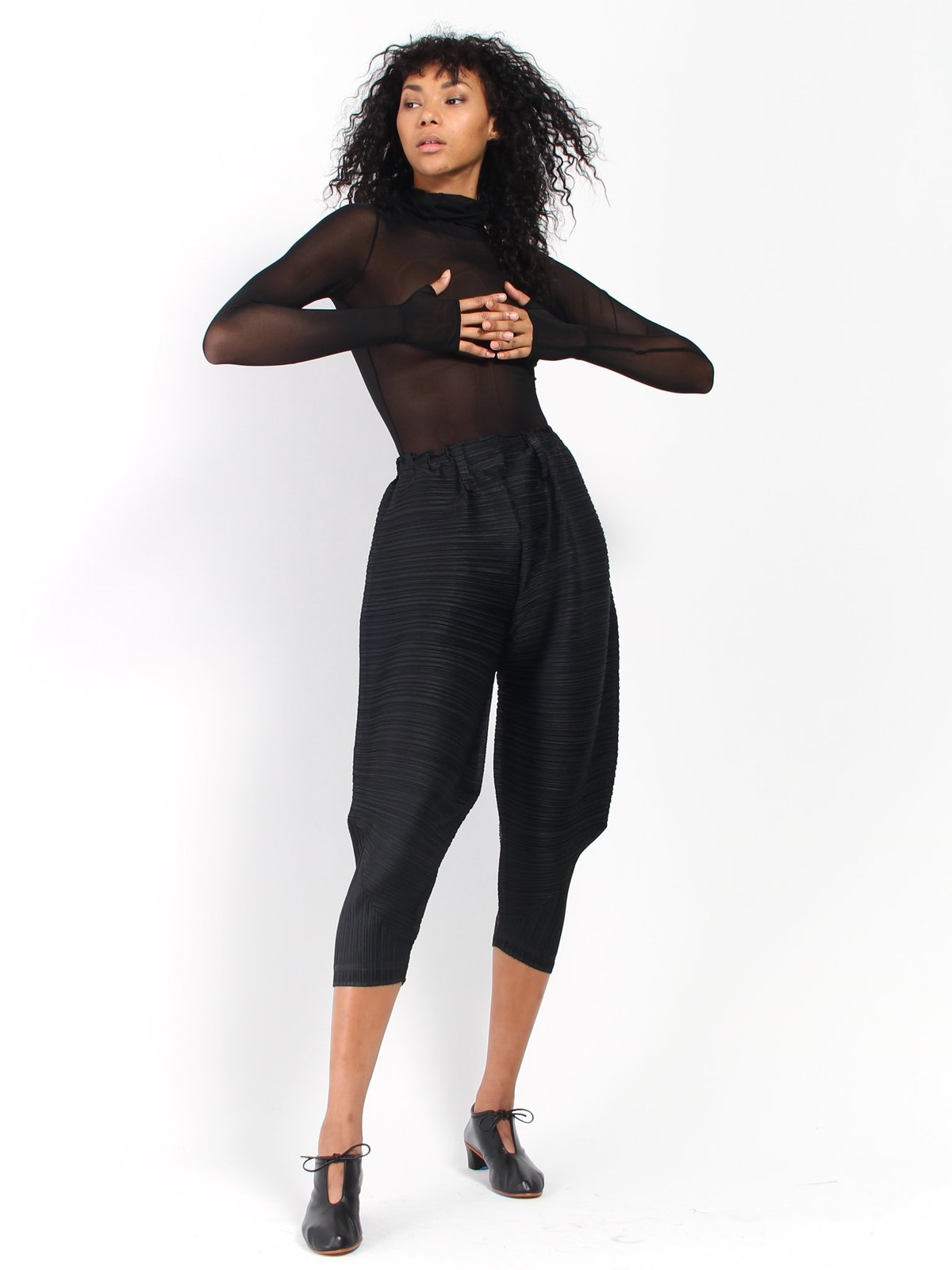 Issey Miyake Pleats Please Pleats Bounce Pant - Black | Garmentory