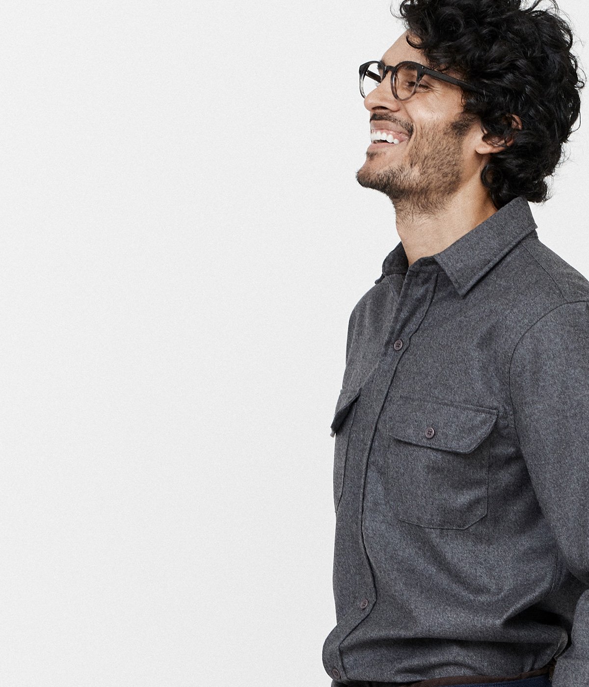 MAGILL Douglas Shirt - Grey Flannel 