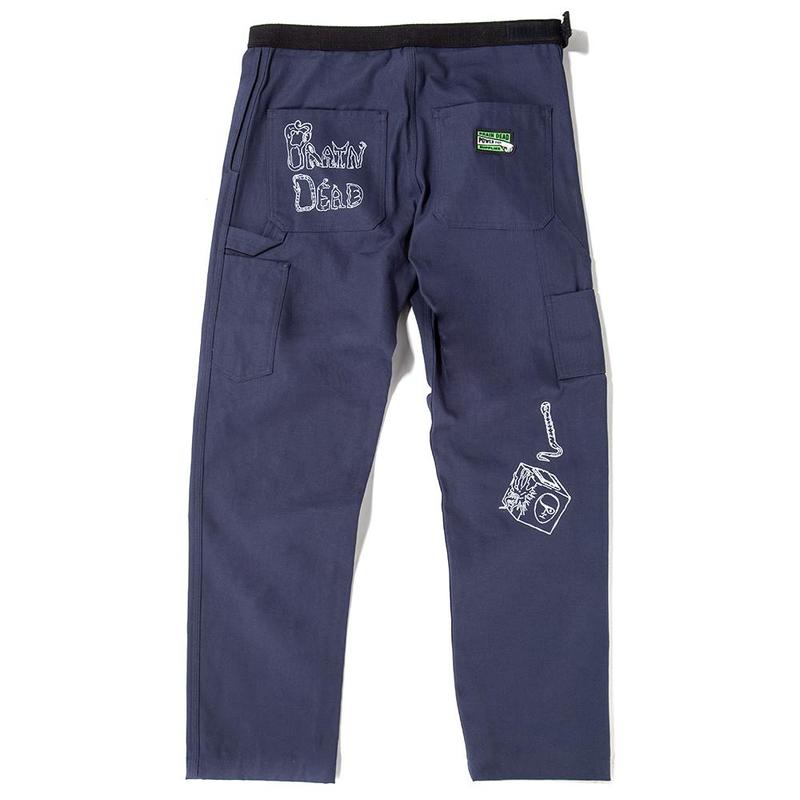 Brain Dead Matt Locke Carpenter Pant - Navy Canvas | Garmentory