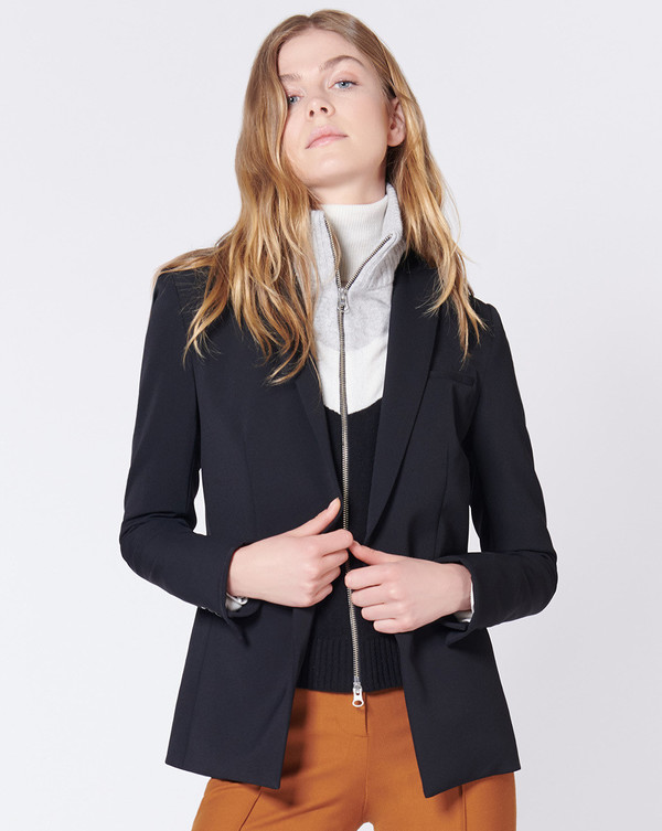 Veronica Beard Scuba Jacket Black Garmentory