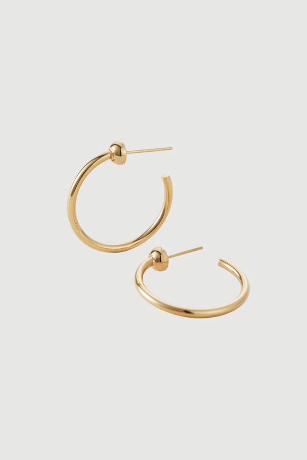 Jenny Bird Mini Icon Hoop Earrings - Gold