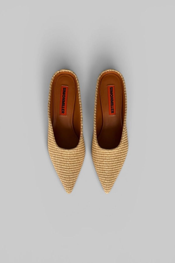 Simon Miller Raffia Gala Wedge - Natural