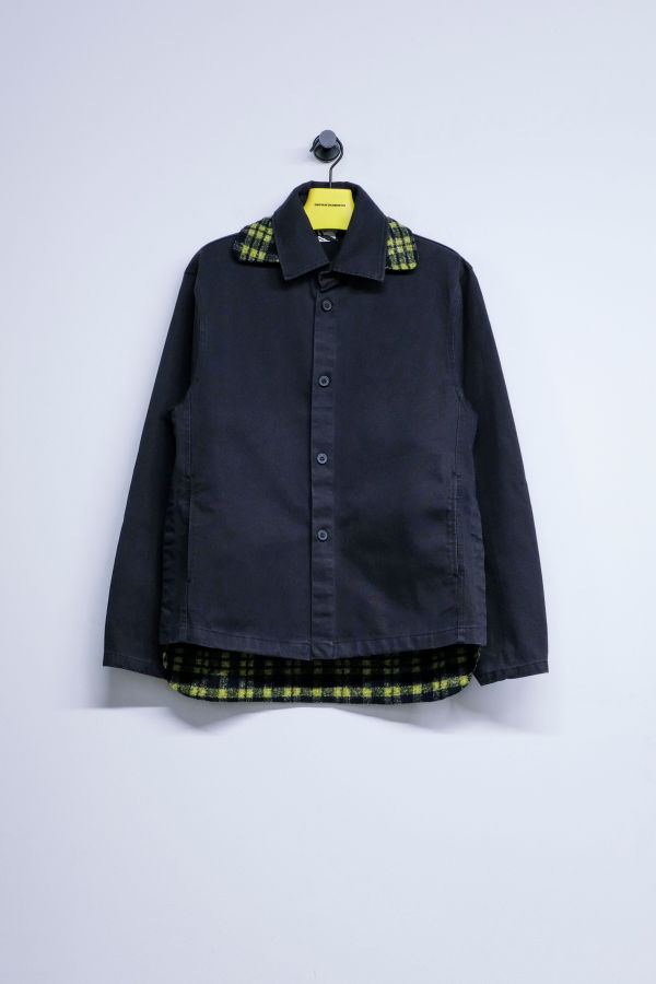 GR10K FR Klopman Mars Plaid Welding Overshirt