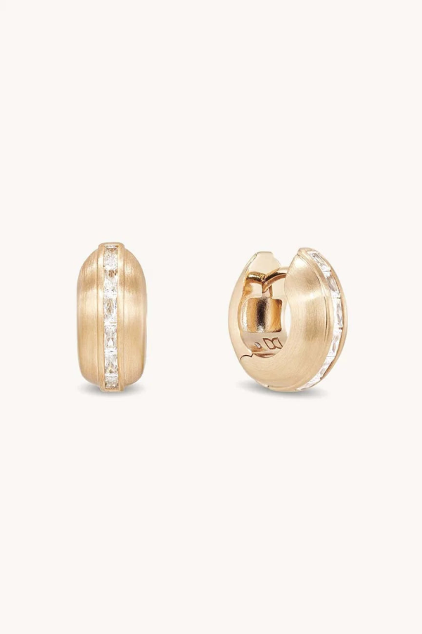 Dean Davidson Gemma Huggie Hoops E1237-G-WTP