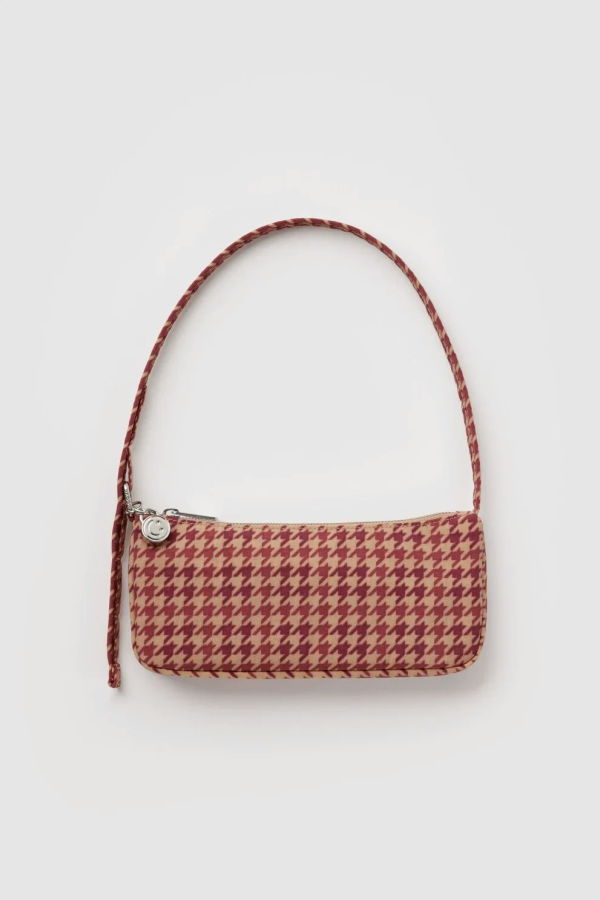 BAGGU Nylon Pochette - Houndstooth