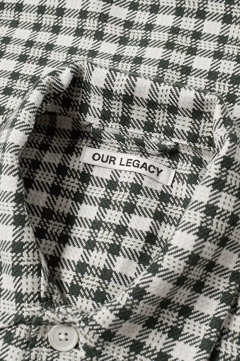 Our Legacy Box Shirt - Green Shadow Cloth Check | Garmentory