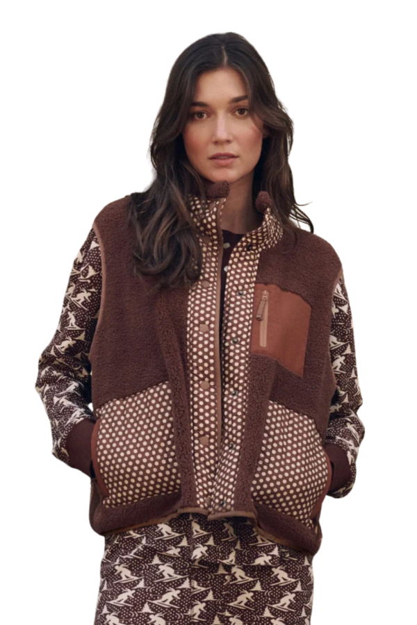 The Great. The Plush Crosswind Vest