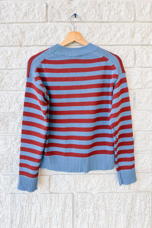Veronica Beard Emile Pullover - Blue