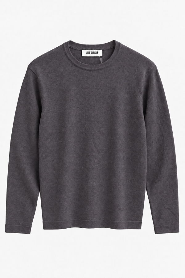 Blue&Cream Reade Long Sleeve Tee - Lava