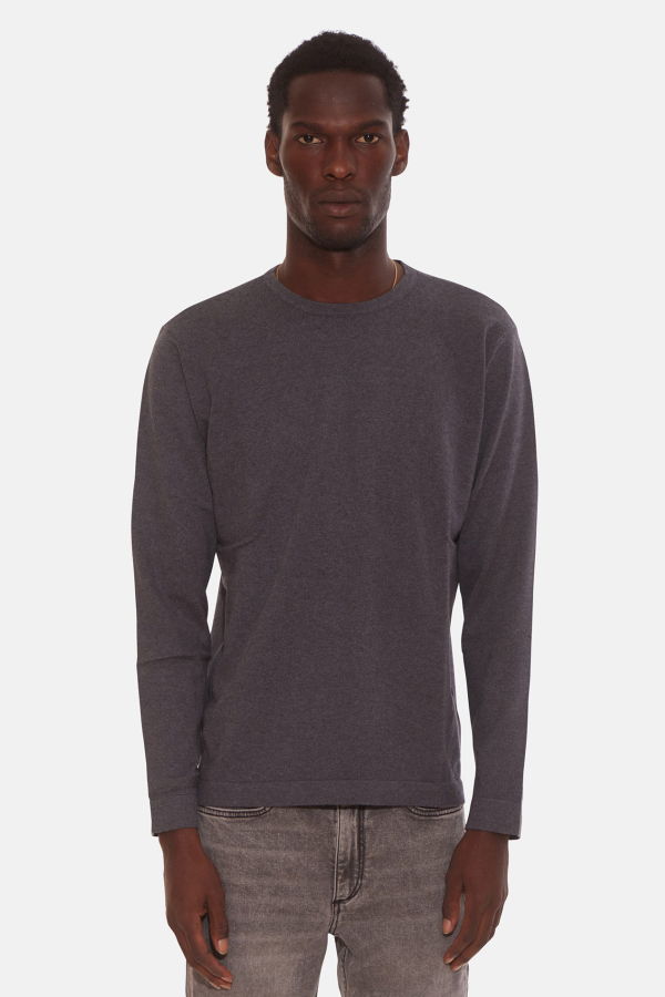 Blue&Cream Reade Long Sleeve Tee - Lava