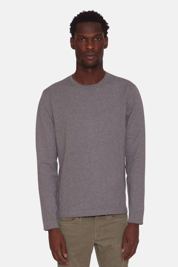 Blue&Cream Reade Long Sleeve Tee - Grey Shadow
