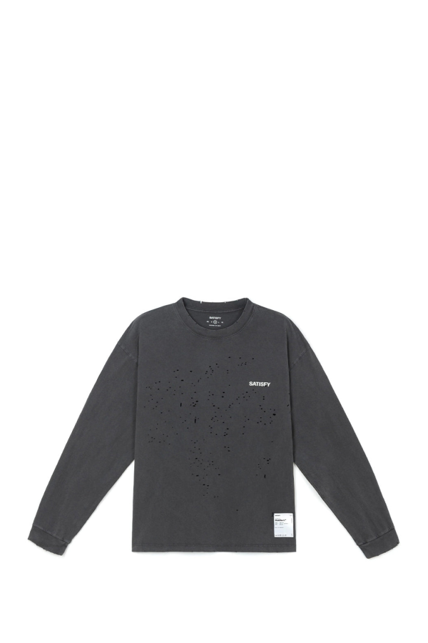 Satisfy MothTech Long Tee - Aged Black