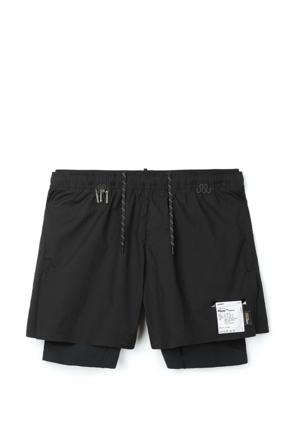 Satisfy Rippy Cordura 8" Trail Shorts - Black