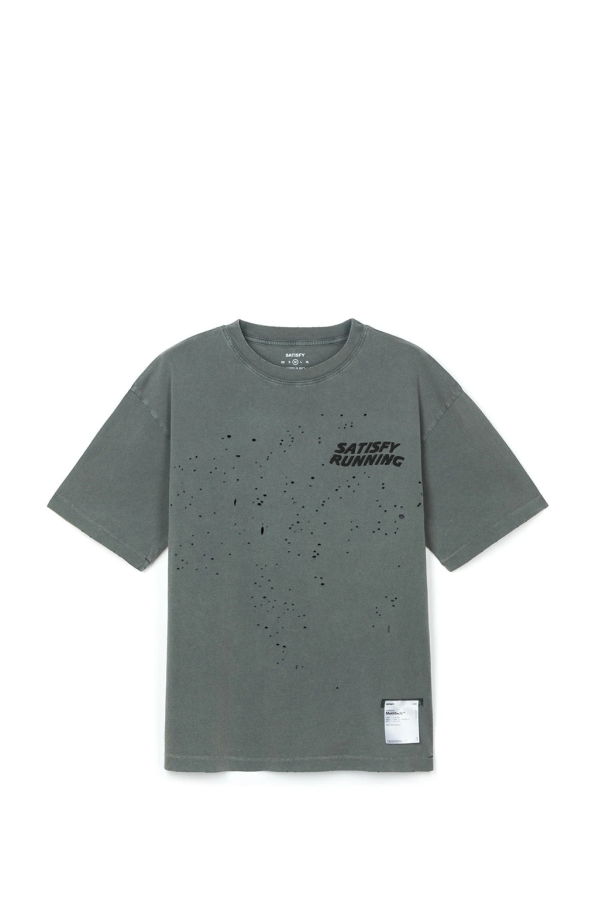 Satisfy MothTech T-Shirt - Faded Black