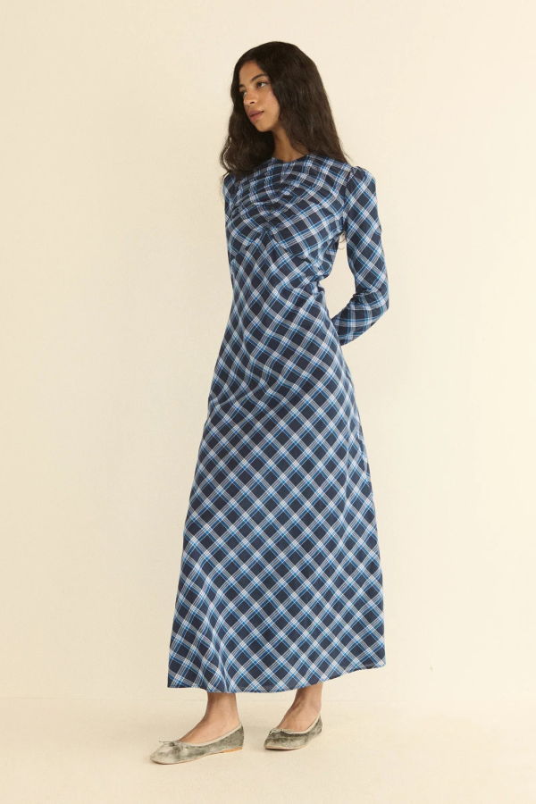 DÔEN Begonia Dress - Valmont Plaid