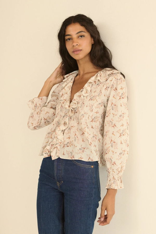 DÔEN Hardy Top - Creme Windswept Meadow