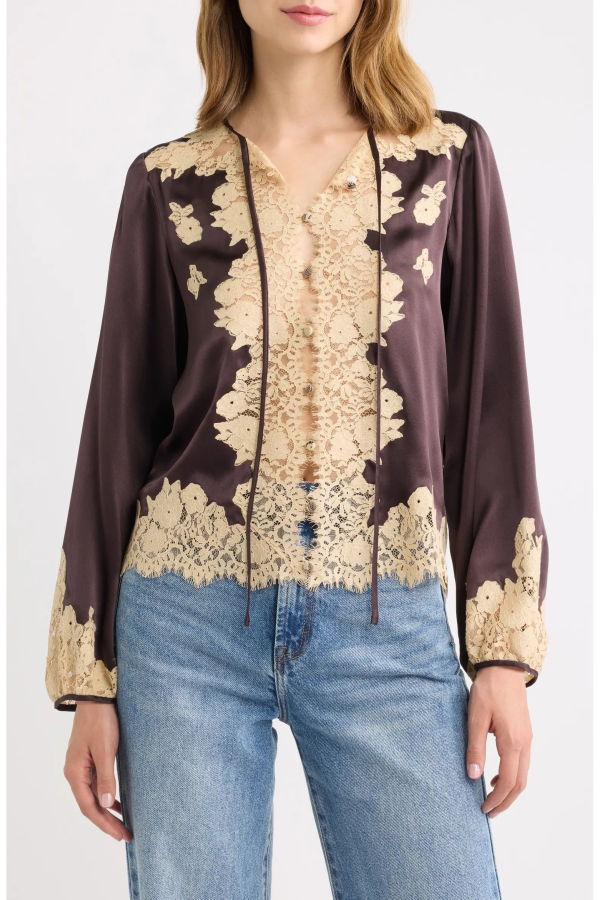 DÔEN Lucine Top - Equestrian Brown