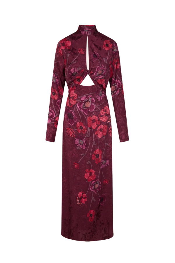 JOHANNA ORTIZ In the Woods Dress - Wine