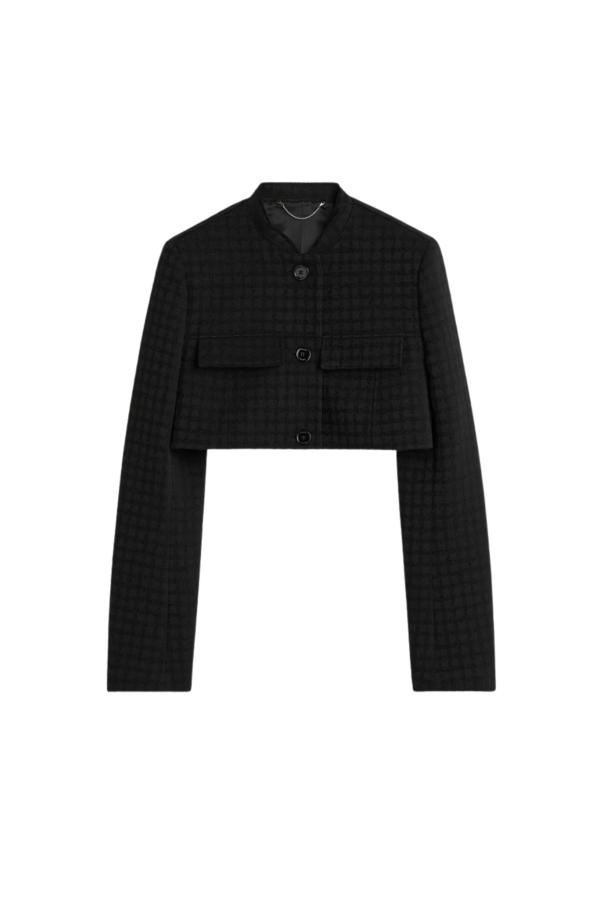 Totême Micro Blazer - Black/Black