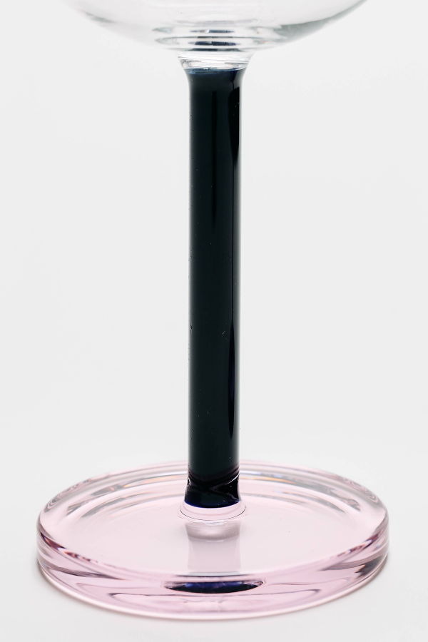 Sophie Lou Jacobsen Bilboquet Twilight Wine Glasses - Amber / Lilac / Midnight Blue / Pink