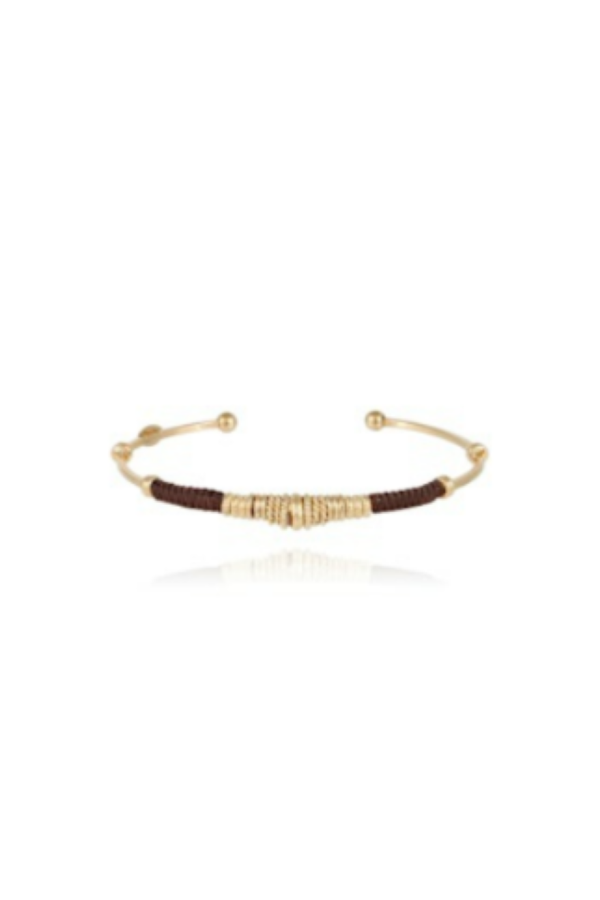 Gas Bijoux Zizanie Bangle Bracelet - Gold