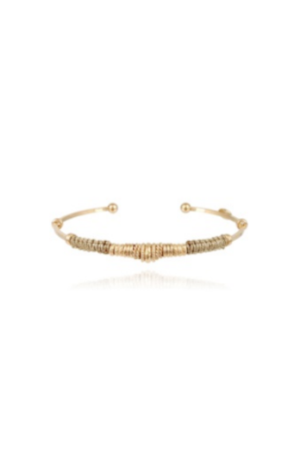 Gas Bijoux Zizanie Bangle Bracelet - Gold