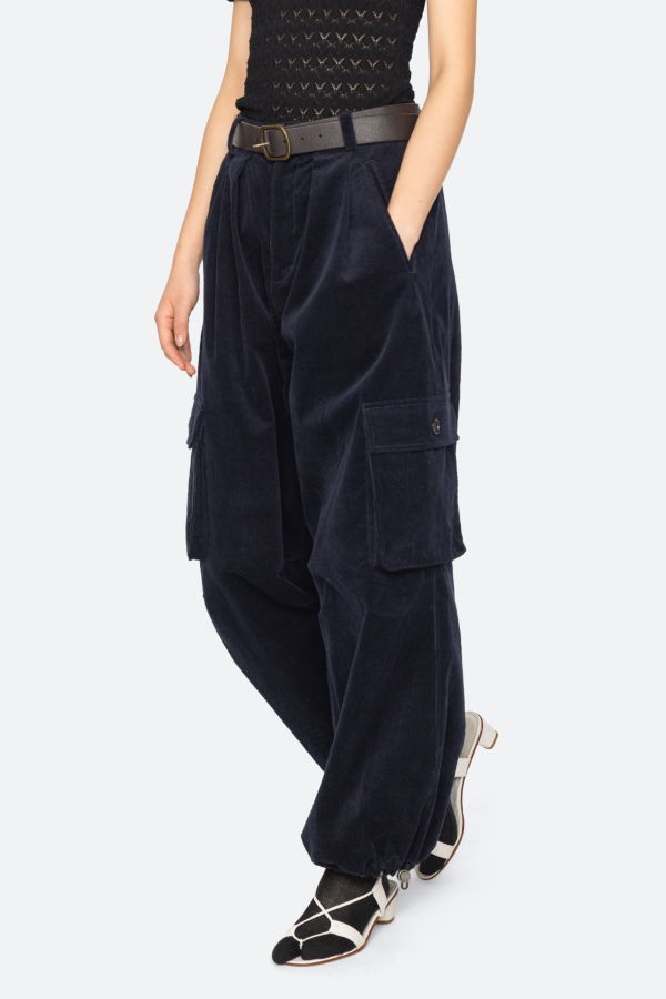 Sea NY Garrett Corduroy Pants - Navy