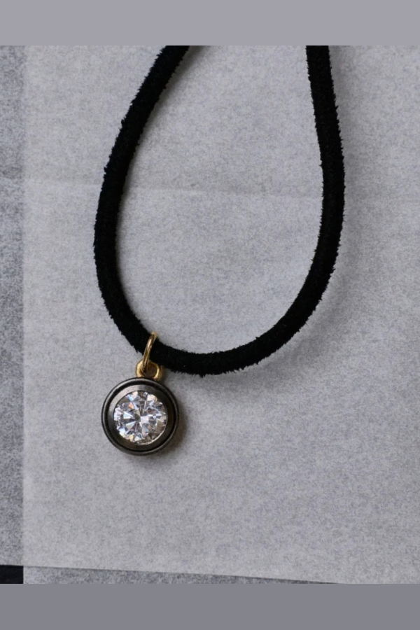 Hart Suede Necklace Cord - Black
