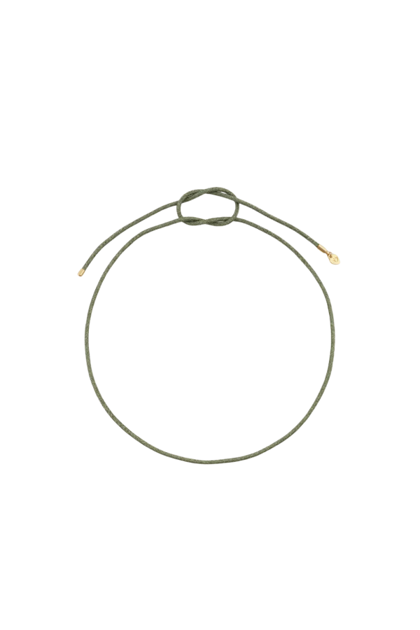 Hart Lurex Necklace Cord - Green Lurex