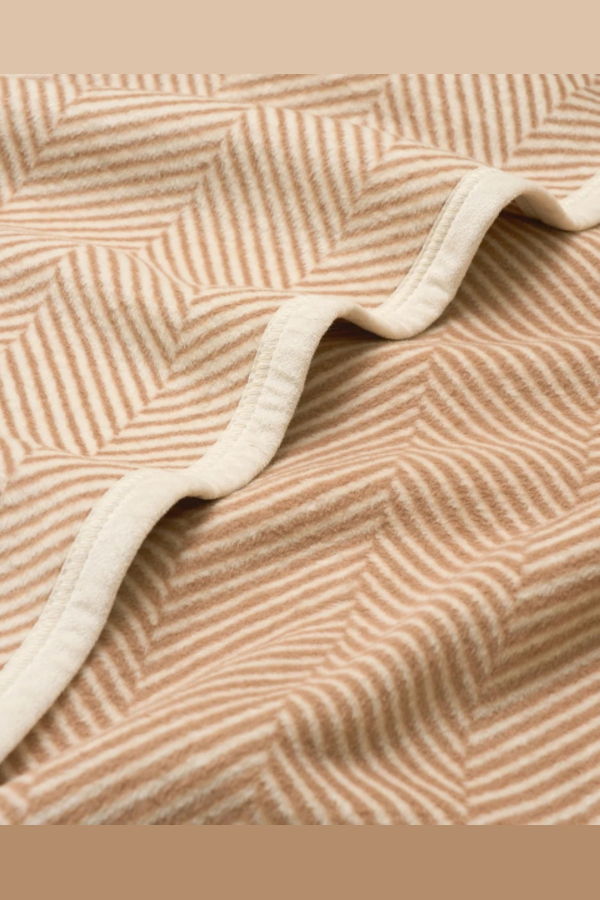 CHAPPY WRAP Harborview Herringbone Blanket - Tan