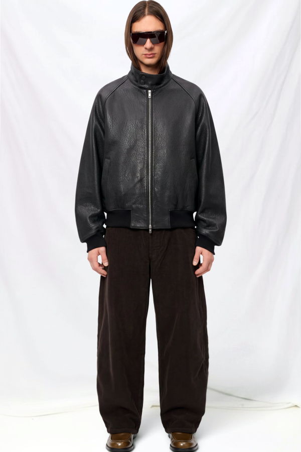 Studio Nicholson Over Leather Jacket