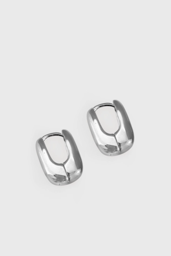 Kara Yoo Lennox Hoops - Sterling Silver