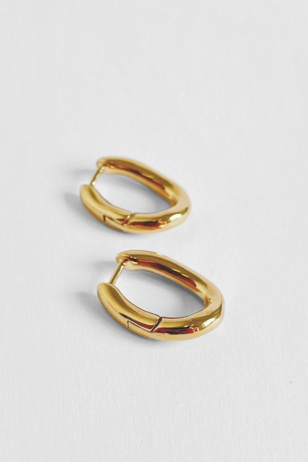 Kara Yoo Ruth Hoops - Gold